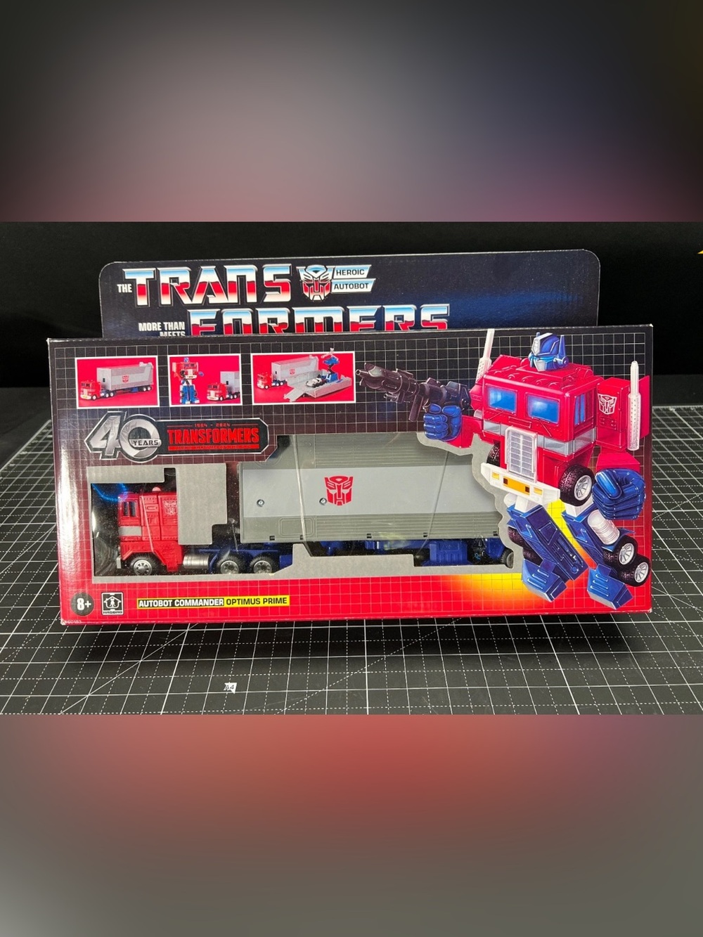 Hasbro Transformers Optimus Prime Figure - Red, Blue, Gray